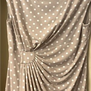 Lightweight summer dress! Brownish/gray with off-white dots. No offers plz.🌻